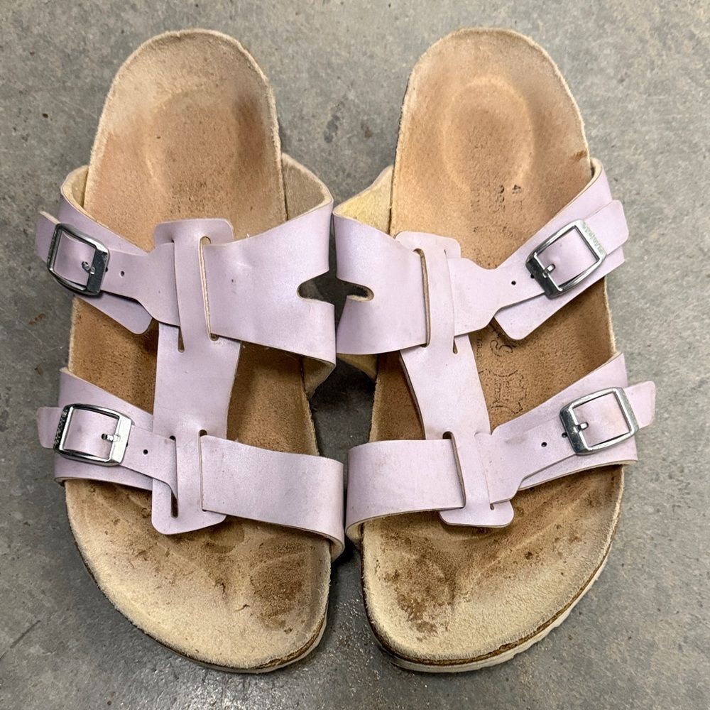Birkenstock Light Pink Double Strap Sandals